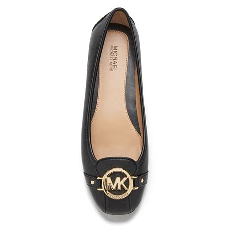 michael kors black flats no logo|Michael Kors black flats women.